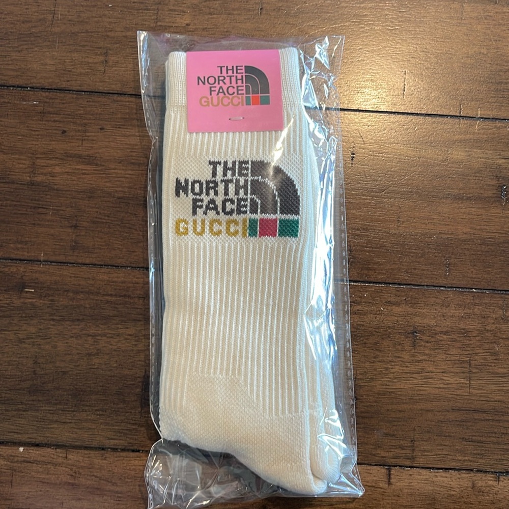 The North Face Gucci Cream Crew Socks